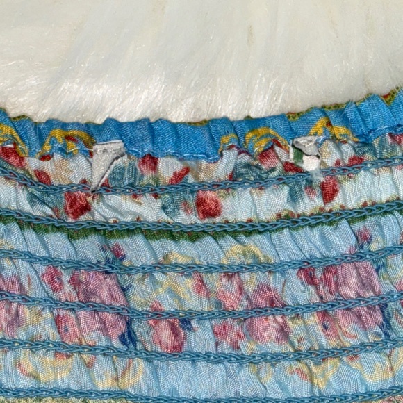 NWT John Mark Enchanted Garden Boho Peasant Top XL - Picture 4 of 11